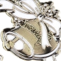 Preview: MD Sticker transparent Ecken Kugeln und Glocken gold