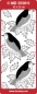Preview: MD Sticker transparent silber Rotkehlchen