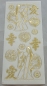Preview: MD Sticker transparent Geisha gold