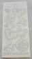 Preview: MD Sticker transparent silber Love Birds