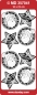 Preview: MD Sticker transparent silber Santa Claus Bells