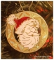 Preview: MD Sticker transparent silber Santa Claus Bells