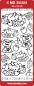 Preview: MD Sticker transparent  Get Well Soon Bear silber