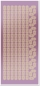 Preview: Stickerbogen 10 x 23 cm Spitzenbordüren und Ecken Gold-Spiegelfolie rose