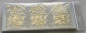 Preview: Stickerbogen 10 x 23 cm Weihnachtsfenster Gold-Spiegelfolie silber