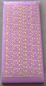 Preview: Stickerbogen 10 x 23 cm Perlmuttränder mit Spitzenmuster 1 gold-perlmutt-rosa