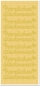 Preview: Stickerbogen 10 x 23 cm "Herzlichen Glückwunsch" sehr groß gold-perlmutt-gold