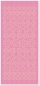 Preview: Stickerbogen 10 x 23 cm Kleine Blüten gold-perlmutt-rosa