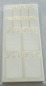 Preview: LeSuh Stickerbogen 10 x 23 cm Transparent Schildchen