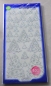 Preview: Stickerbogen 10 x 23 cm transparent Baum klein Glitter silber