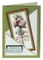 Preview: Reddy Cards  Set 3D Stanzbogen mit Hintergrundbogen "Rosen Antique"