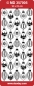 Preview: MD Sticker transparent gold Xmas Baubles small star-designs