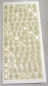 Preview: MD Sticker transparent gold Alphabet ABC Disco big