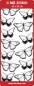 Preview: MD Sticker transparent silber Many Butterflies