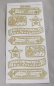 Preview: MD Sticker transparent gold Texte Frohe Weihnachten und andere