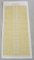 Preview: MD Sticker transparent gold Border Corner Snowflake