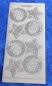 Preview: MD Sticker transparent silber Santa Claus Bells