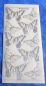 Preview: MD Sticker transparent silber Butterfly small big