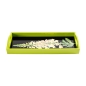 Preview: Caspari Bar Tablett Lack Rechteckig Foxglove Bar Tray in Yellow and Black