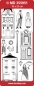 Preview: MD Sticker transparent  Victorian Houses silber