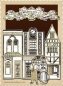 Preview: MD Sticker transparent  Victorian Houses silber