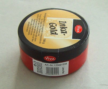 Preview: VIVA-Decor Inka-Gold Lava Rot 100 Gramm