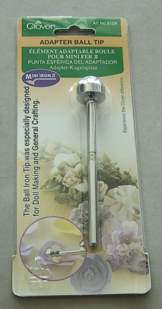 CLOVER Adapter- Kugelspitze für Mini-Bügeleisen II NEUE VERSION "ADAPTER"