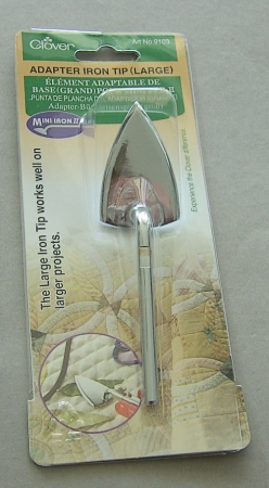 CLOVER Adapter-Bügeleisenspitze (groß) für Mini-Bügeleisen II NEUE VERSION "ADAPTER"