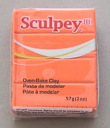 Modelliermasse "Sculpey" 57 Gramm orange