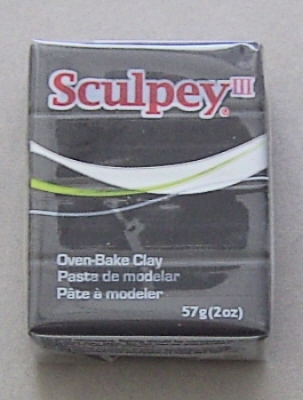Modelliermasse "Sculpey" 57 Gramm schwarz