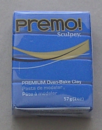 Modelliermasse PREMO Sculpey 57 Gramm perlmutt blau