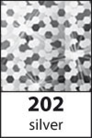 Preview: Stickerbogen Polka Dots / Polka Stippen silber hologramm