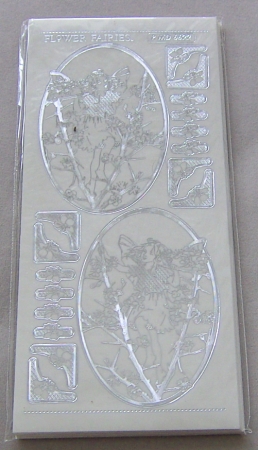 MD Sticker transparent Flower Fairies Blackthorne silber