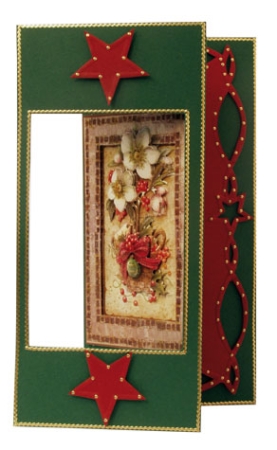 Preview: Reddy 3D Stanzbogenset "Weihnachtsstern, Christrose"