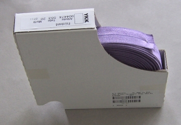 YKK Elastisches Falzband 20 mm pro Meter pastellflieder