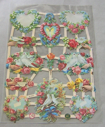 Poesiebild 24 x 17 cm Blumen
