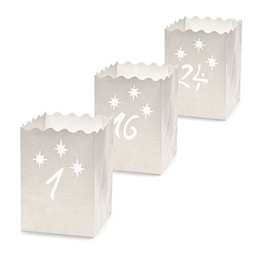Knorr Prandell Set Lichttüten 16 x 11 x 11 cm Adventskalender