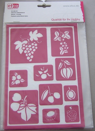Efco Stencil Beeren 10 teilig