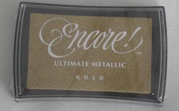 Pigmentstempelkissen metallic gold 6 x 9,5 cm