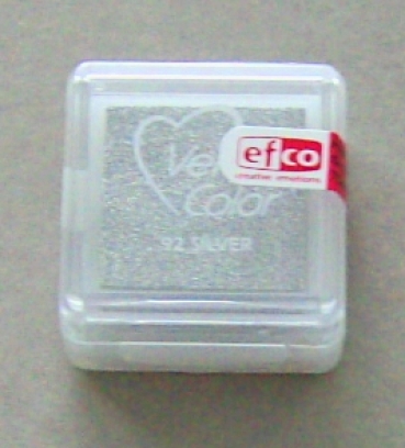 Pigmentstempelkissen silber 2,5 x 2,5 cm