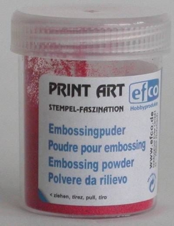 Embossingpuder rot opak 10 Gramm
