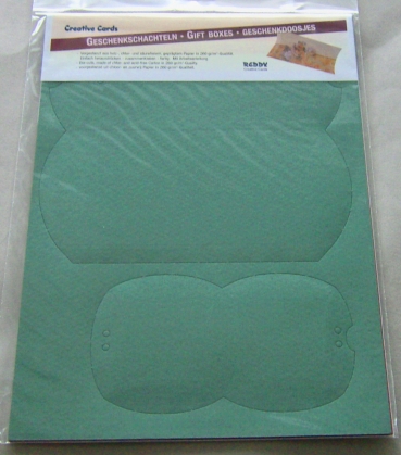 Preview: Reddy Cards Geschenkschachtel "Kissen" 170 x 80 x 30 mm 5 Stück