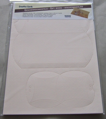 Preview: Reddy Cards Geschenkschachtel "Kissen" 170 x 80 x 30 mm 5 Stück