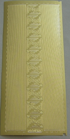 Konturensticker Borte II gold