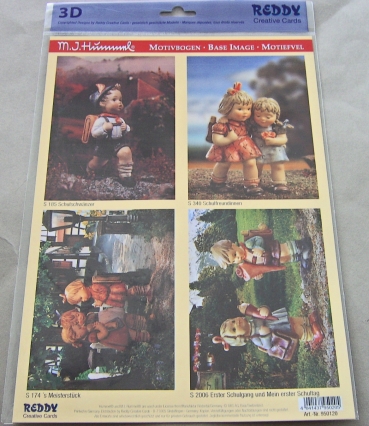 Reddy Cards 3D-Bogen Hummel Stanzbogenset "Der Schulschwänzer",..