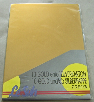 Le Suh Goldkarton DIN A4 pro Stück matt