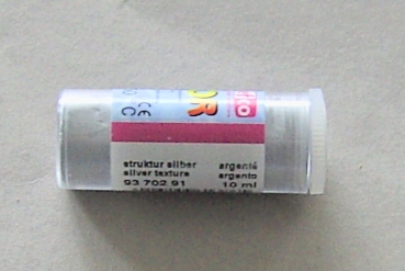 Efcolor Farbschmelzpulver struktur silber 10 ml