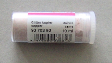 Efcolor Farbschmelzpulver glitter kupfer 10 ml