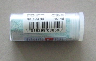 Efcolor Farbschmelzpulver glitter türkis 10 ml