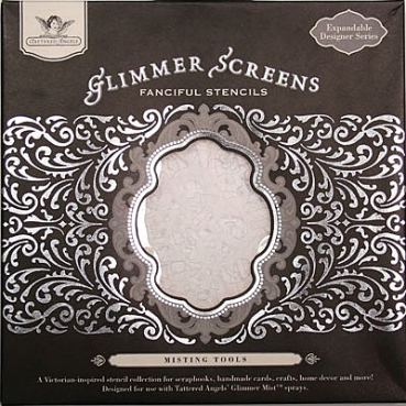 Glimmer Screens / Schablonen "Fanciful" 9 Teile